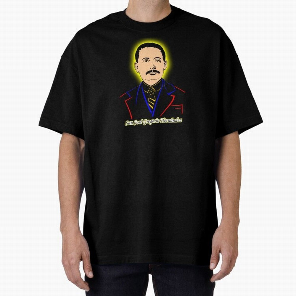 San Jos¨¦ Gregorio Hern¨¢ndez Oversized T-Shirt Fuel Global Football Passion for FIFA World Cup 2026 Group Stage, with Messi and Cristiano Ronaldo, Portugal, Champion Mindset, Group Stage Buzz, Knockout Tension and Passionate Fan Culture; Ideal for