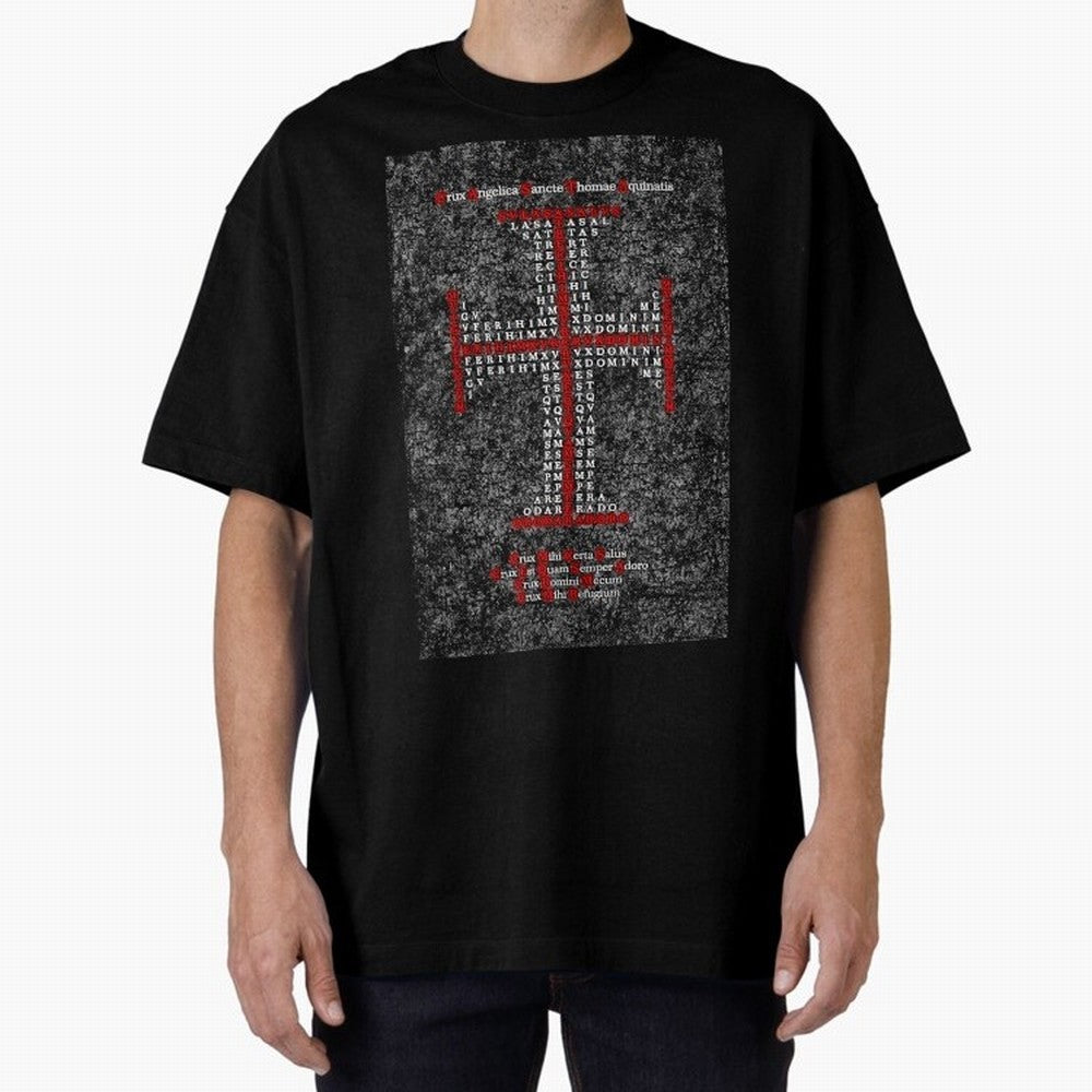 Cruz Ang¨¦lica de Santo Tom¨¢s de Aquino Relieve Oversized T-Shirt Bring a Vintage Feel to FIFA World Cup 2026 USA Canada Mexico Made for Messi, England Energy, Football History, Final Match Energy, Crowd Noise and Once in a Lifetime Moments; Ideal