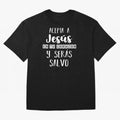 Acepta a Jes¨²s en tu Corazon Mensaje Cristianos Dios Spanish Oversized T-Shirt Keep the Legacy of FIFA World Cup 2026 USA Canada Mexico for Fans of CR7 and Messi and Spain and Netherlands, Bringing Classic Soccer Heritage, Championship Pressure,