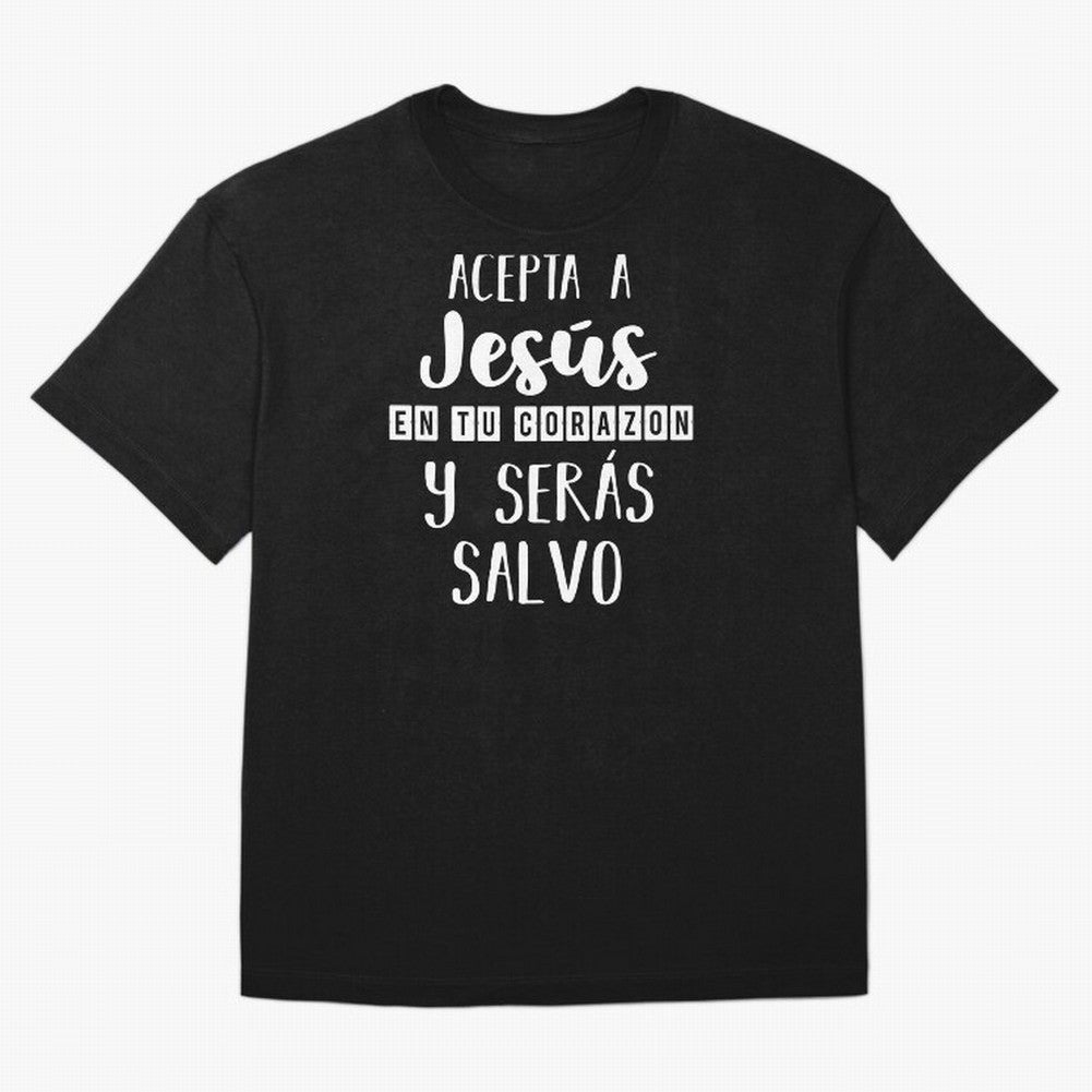 Acepta a Jes¨²s en tu Corazon Mensaje Cristianos Dios Spanish Oversized T-Shirt Keep the Legacy of FIFA World Cup 2026 USA Canada Mexico for Fans of CR7 and Messi and Spain and Netherlands, Bringing Classic Soccer Heritage, Championship Pressure,