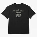 No creo en la suerte, creo en Dios Oversized T-Shirt Keep the Legacy of FIFA World Cup 2026 USA Canada Mexico Built around CR7 and Messi, Brazil, Portugal and Argentina Energy, Vintage Soccer Flavor, Modern Football Stars, National Flags and Final