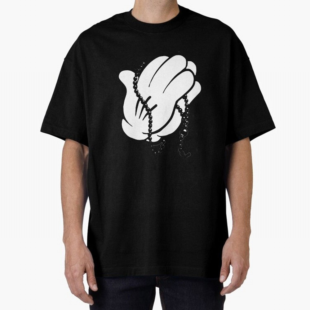 Funny praying hands Oversized T-Shirt Celebrate Fan Favorites in FIFA World Cup 2026 for Fans of Messi, CR7 and Mbappe and France and Portugal, Bringing Football Passion, Legendary Performances, Festival Vibes and Supporter Community; Built for