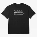 Inshallah Hehehehe Siuuu : Cristiano Ronaldo Oversized T-Shirt Celebrate Unforgettable Nights in Global Football Passion for FIFA World Cup 2026 USA Canada Mexico, Driven by Neymar, Haaland and Cristiano Ronaldo, Argentina, France and Brazil,