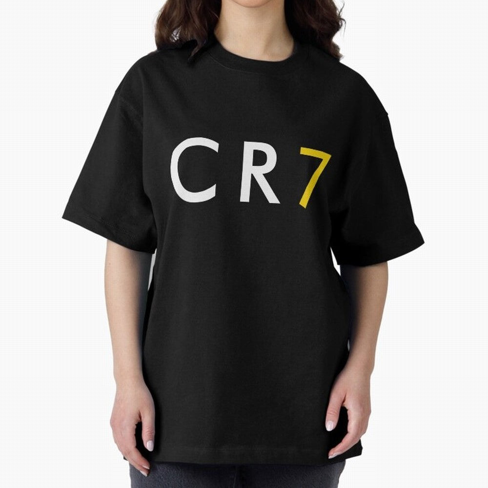 CR7 Oversized T-Shirt Cheer for FIFA World Cup 2026 USA Canada Mexico Highlighting Cristiano Ronaldo, Haaland and CR7, England and Germany Energy, Game Day Rituals, Football Legends, Country Pride and the Road to the Final; Perfect for Fans,