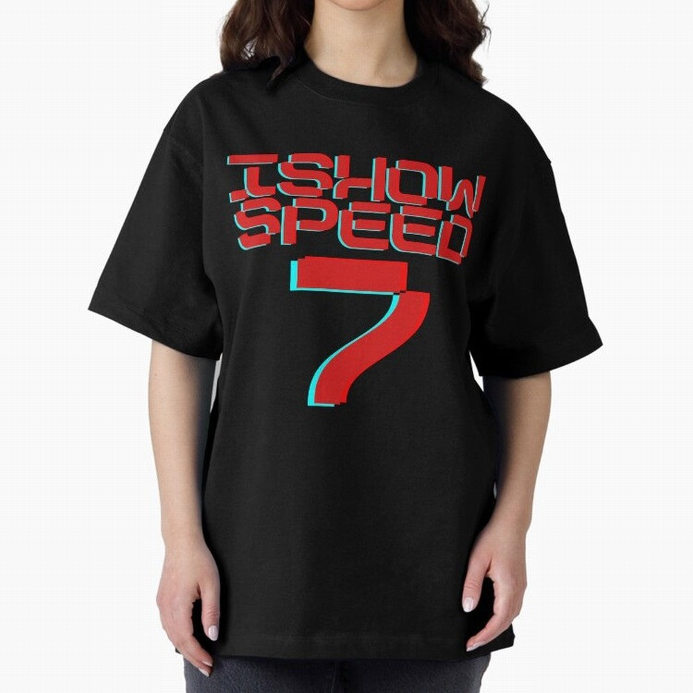 Ishowspeed Oversized T-Shirt Celebrate Supporters United by Match Day Hype around FIFA World Cup 2026, Haaland and Mbappe, Spain and Netherlands, Retro Football Energy, Iconic Rivalries, Trophy Chase Drama and Stadium Atmosphere; Perfect for