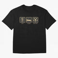 Eat Sleep Soccer Oversized T-Shirt Celebrate Unforgettable Nights in Global Football Passion for FIFA World Cup 2026 Group Stage, Built around CR7 and Messi, Brazil, Portugal and Argentina, Football Passion, Legendary Performances, Festival Vibes