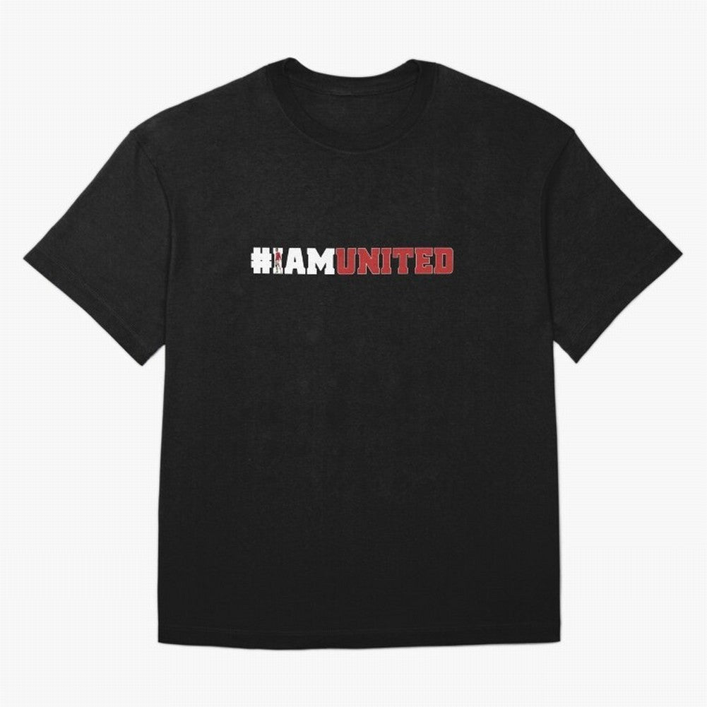 I am United Oversized T-Shirt Live the Energy of the FIFA World Cup 2026 USA Canada Mexico Journey through Messi, Neymar and Mbappe Highlights, England, France and Netherlands Pride, Supporter Pride, Iconic Celebrations, Legendary Names and Global
