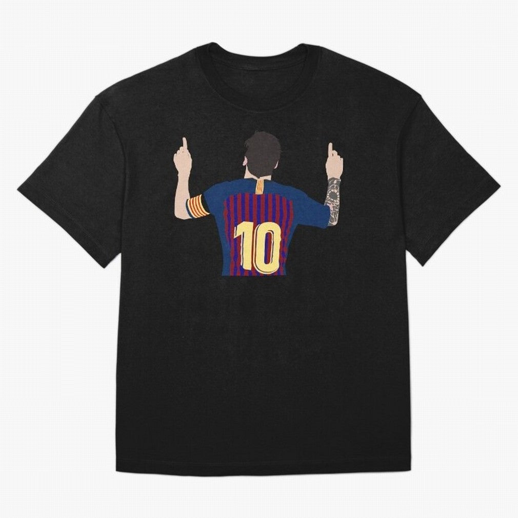 Lionel Messi Iconic Goal Celebration #o44 Oversized T-Shirt Follow the Road to the FIFA World Cup 2026 USA Canada Mexico Journey through Haaland and Mbappe Highlights, England and Germany Pride, Tournament Hype, Historic Matchups, Family Viewing