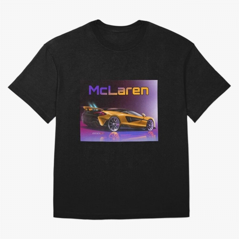 Mclaren in Gradient Metallic Color Oversized T-Shirt Show Support during FIFA World Cup 2026 USA Canada Mexico Spirit, Made for Brazil, Portugal and Argentina, CR7, Goal Celebration Energy, Supporter Heritage, Football Icons and Worldwide