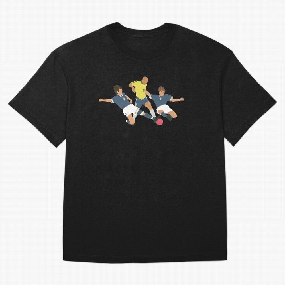 Ronaldo vs Maldini & Cannavaro Iconic Football Moment Oversized T-Shirt Celebrate the Magic of the FIFA World Cup 2026 Journey through CR7 Highlights, Netherlands Pride, Soccer Culture, Superstar Moments, National Team Dreams and Competitive Fire;