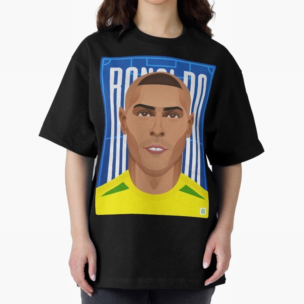 Ronaldo | The Phenomenon Oversized T-Shirt Embrace FIFA World Cup 2026 Group Stage Capturing Haaland and Mbappe, Netherlands Energy, Football History, Final Match Energy, Crowd Noise and Once in a Lifetime Moments; Perfect for People Who Love