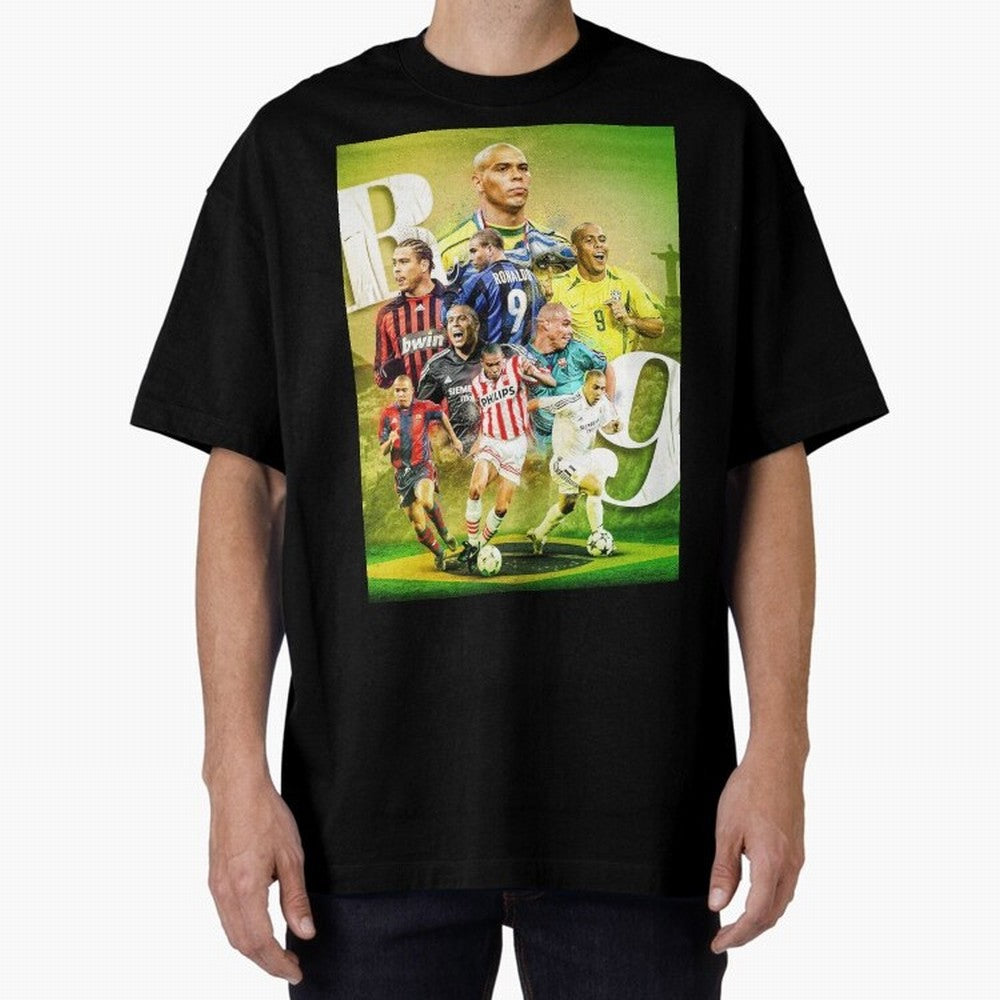 Wallpaper Ronaldo Nazario Brazil Oversized T-Shirt Back Your Heroes with FIFA World Cup 2026 Group Stage Spirit, Filled with Portugal, Spain and Germany, Messi, CR7 and Mbappe, Stadium Memories, Football Loyalty, International Chants and