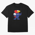 Footix - World Cup 98' Mascote Logo Oversized T-Shirt Cheer for Global Football Passion for FIFA World Cup 2026, Centered on Neymar, Haaland and Cristiano Ronaldo, Argentina and Brazil, Match Day Excitement, Supporter Culture, Golden Goals and