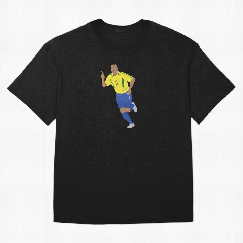 R9 Brazil - Ronaldo Oversized T-Shirt Carry National Pride through FIFA World Cup 2026 Group Stage Connected to CR7, Argentina Energy, Retro Football Energy, Iconic Rivalries, Trophy Chase Drama and Stadium Atmosphere; Perfect for Supporters Who