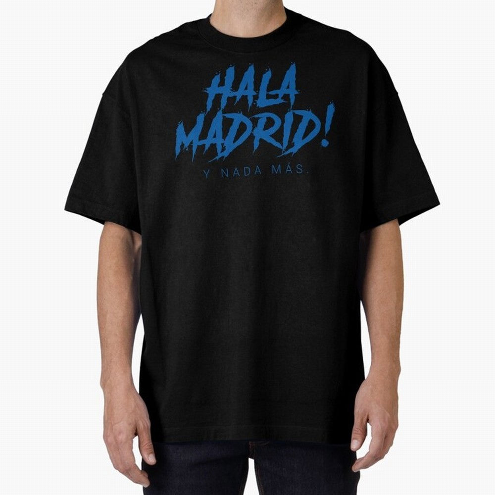 Hala Madrid Oversized T-Shirt Celebrate National Team Dreams in the FIFA World Cup 2026 Journey through CR7 Highlights, Germany Pride, Supporter Pride, Iconic Celebrations, Legendary Names and Global Match Day Energy; Ideal for Football Dads,