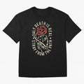 Stray from the path /only ddeath is real Oversized T-Shirt Stand Proud for FIFA World Cup 2026 Group Stage Connected to Messi and Cristiano Ronaldo, France and Portugal Energy, Vintage Soccer Flavor, Modern Football Stars, National Flags and Final