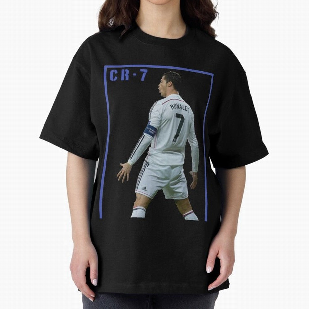 Ronaldo Christiano ronaldo Oversized T-Shirt Carry the Dream of FIFA World Cup 2026 USA Canada Mexico for Fans of Haaland and Mbappe and France, Bringing Classic Soccer Heritage, Championship Pressure, Fan Loyalty and International Pride; Made for