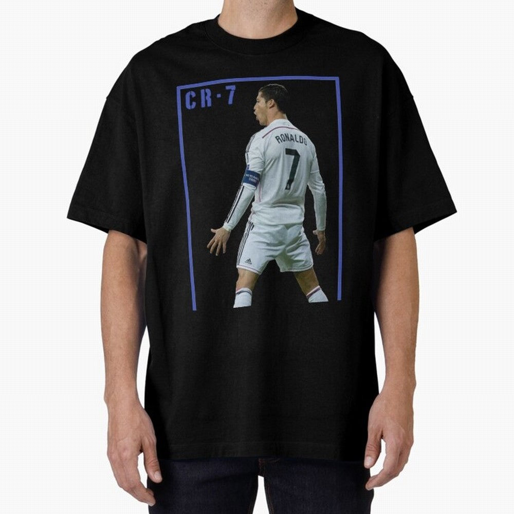 Ronaldo Christiano ronaldo Oversized T-Shirt Carry the Dream of FIFA World Cup 2026 USA Canada Mexico for Fans of Haaland and Mbappe and France, Bringing Classic Soccer Heritage, Championship Pressure, Fan Loyalty and International Pride; Made for