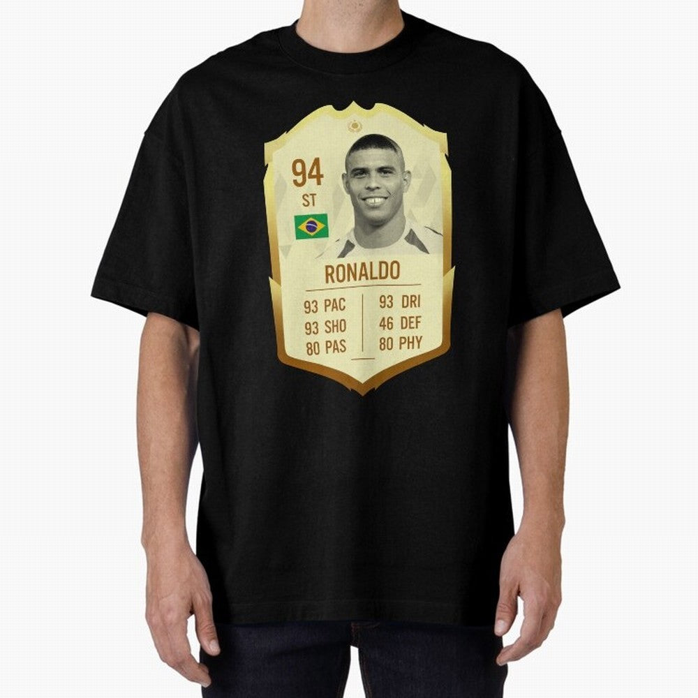 Ronaldo Ultimate Card Oversized T-Shirt Represent FIFA World Cup 2026 Spirit, Inspired by Spain, Mbappe and Neymar, Match Day Excitement, Supporter Culture, Golden Goals and Global Football Passion; Built for Supporters Chasing Trophy Dreams, Final