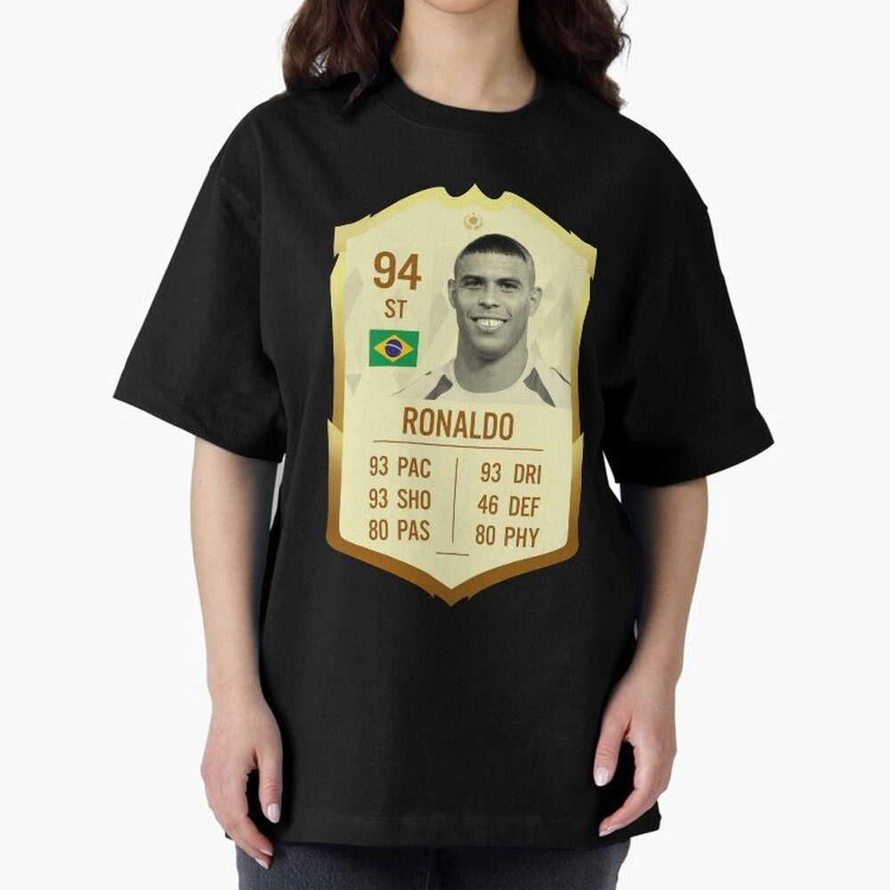 Ronaldo Ultimate Card Oversized T-Shirt Represent FIFA World Cup 2026 Spirit, Inspired by Spain, Mbappe and Neymar, Match Day Excitement, Supporter Culture, Golden Goals and Global Football Passion; Built for Supporters Chasing Trophy Dreams, Final
