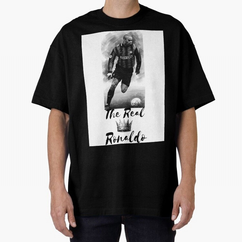 The Real Ronaldo Oversized T-Shirt Bring Trophy Dreams to FIFA World Cup 2026 Group Stage Spirit, Inspired by Portugal, Haaland, Football Passion, Legendary Performances, Festival Vibes and Supporter Community; Perfect for Fans, Collectors, Family