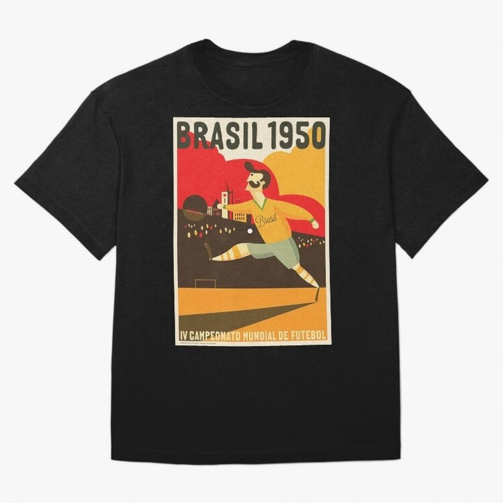 Brasil 1950 World Cup Oversized T-Shirt Show Your Stadium Side during Match Day Hype around FIFA World Cup 2026 USA Canada Mexico, Messi and Cristiano Ronaldo, Argentina and Brazil, Football History, Final Match Energy, Crowd Noise and Once in a
