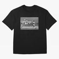 PELE LEGENDARY BICYCLE KICK BLACK AND WHITE5 Oversized T-Shirt Turn Up for Global Football Passion for FIFA World Cup 2026 Group Stage, Filled with Cristiano Ronaldo, Spain and Netherlands, Worldwide Fan Energy, Dramatic Goals, Stadium Lights and