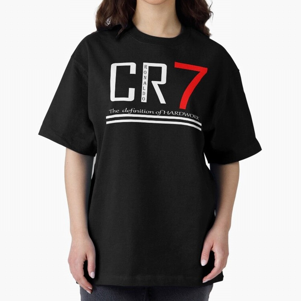 Christiano Ronaldo T-shirts Oversized T-Shirt Show Championship Spirit for FIFA World Cup 2026 for Fans of Cristiano Ronaldo, Haaland and CR7 and Argentina and Brazil, Bringing Soccer Culture, Superstar Moments, National Team Dreams and Competitive