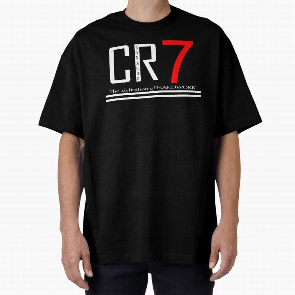Christiano Ronaldo T-shirts Oversized T-Shirt Show Championship Spirit for FIFA World Cup 2026 for Fans of Cristiano Ronaldo, Haaland and CR7 and Argentina and Brazil, Bringing Soccer Culture, Superstar Moments, National Team Dreams and Competitive