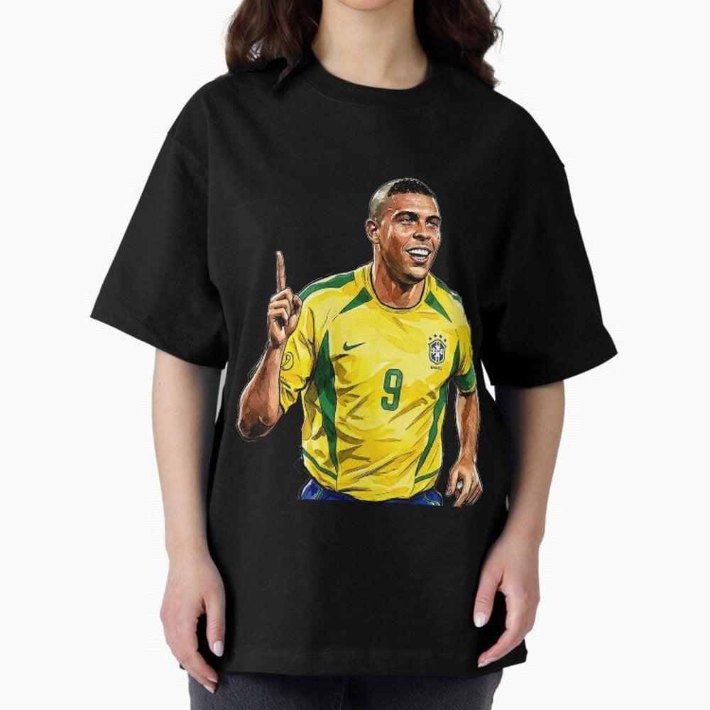 Ronaldo Fen?meno Oversized T-Shirt Feel the Roar of Match Day Hype around FIFA World Cup 2026 USA Canada Mexico, Messi, Brazil, Portugal and Argentina, Game Day Rituals, Football Legends, Country Pride and the Road to the Final; Ideal for