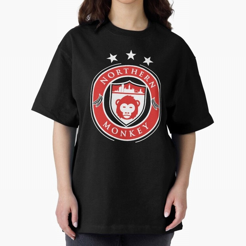 Northern Monkey United Oversized T-Shirt Show Support during Global Football Passion for FIFA World Cup 2026 Group Stage, Driven by Messi, Neymar and Mbappe, Spain, Global Supporter Spirit, Legendary Goals, National Colors and Tournament