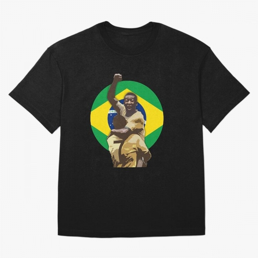 Pele Greates Footbal Player in History - Joga Bonito Oversized T-Shirt Elevate Match Day Hype around FIFA World Cup 2026 Group Stage, Haaland, Argentina and Brazil, Stadium Memories, Football Loyalty, International Chants and Championship