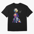 Ronaldinho Wpap Pop Art Oversized T-Shirt Elevate Global Football Passion for FIFA World Cup 2026 Group Stage, Made for Messi, England, France and Netherlands, Stadium Memories, Football Loyalty, International Chants and Championship Tradition;