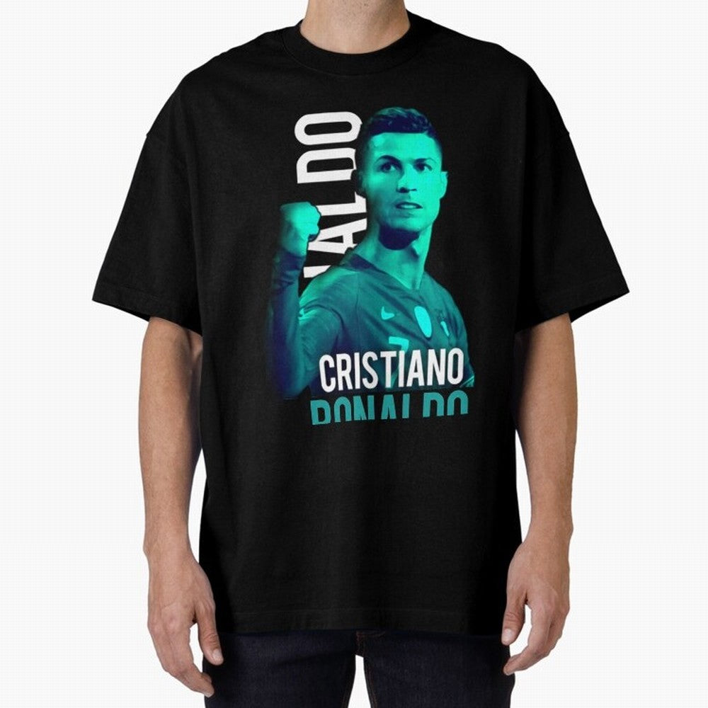 Ronaldo Ronaldo vector Oversized T-Shirt Show Championship Spirit for FIFA World Cup 2026 Group Stage Inspired by Cristiano Ronaldo, England and Germany Energy, Worldwide Fan Energy, Dramatic Goals, Stadium Lights and Championship Celebrations;
