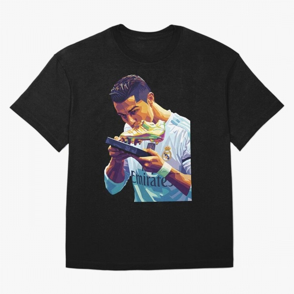 Ronaldo pop art Oversized T-Shirt Bring Retro Soccer Energy to FIFA World Cup 2026 USA Canada Mexico Spirit, Driven by Spain and Netherlands, Haaland, Champion Mindset, Group Stage Buzz, Knockout Tension and Passionate Fan Culture; Made for Die
