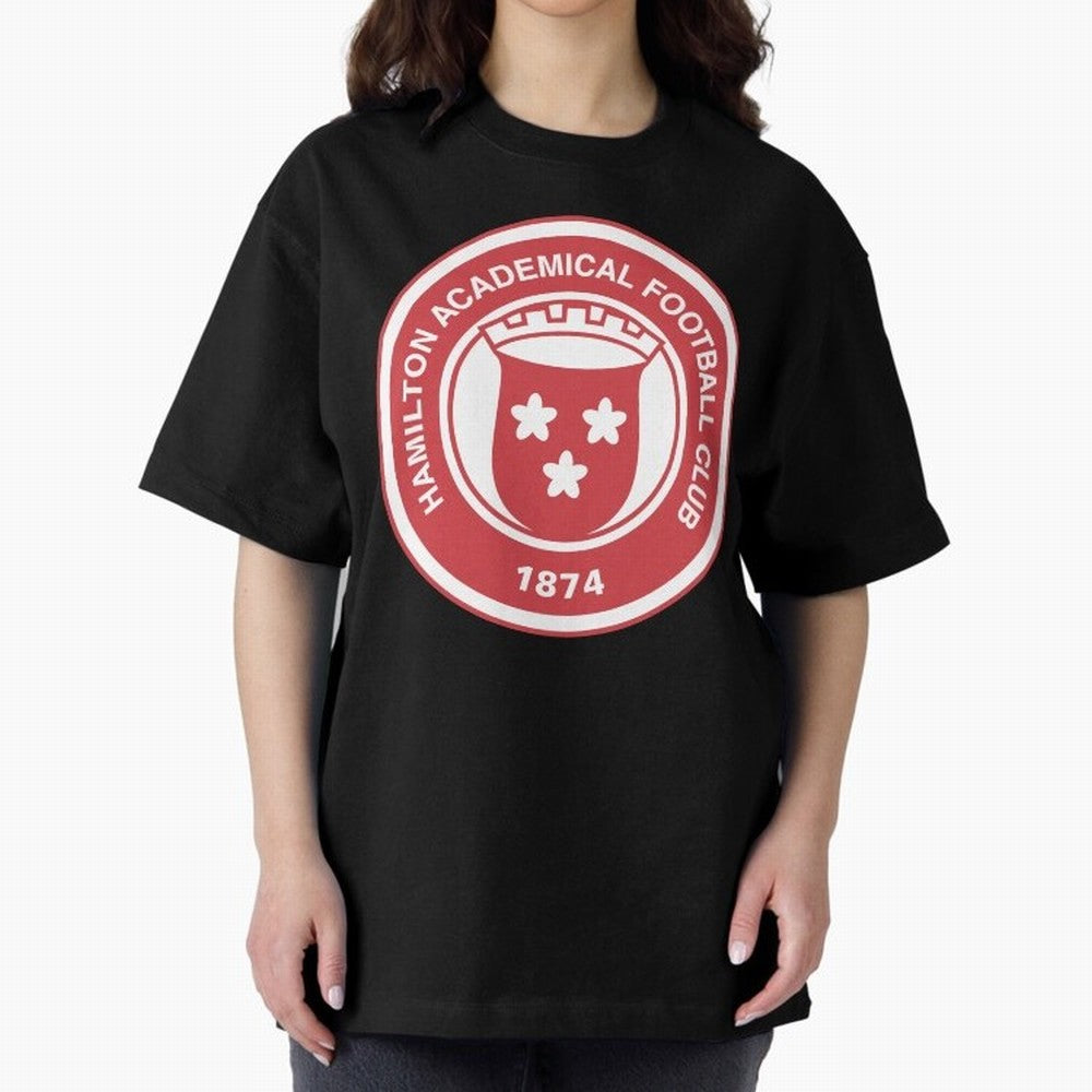 Hamilton Accies Football Club Oversized T-Shirt Celebrate Fan Culture around FIFA World Cup 2026 Spirit, Made for Argentina, Messi, Goal Celebration Energy, Supporter Heritage, Football Icons and Worldwide Tournament Joy; Great for Watch Parties,