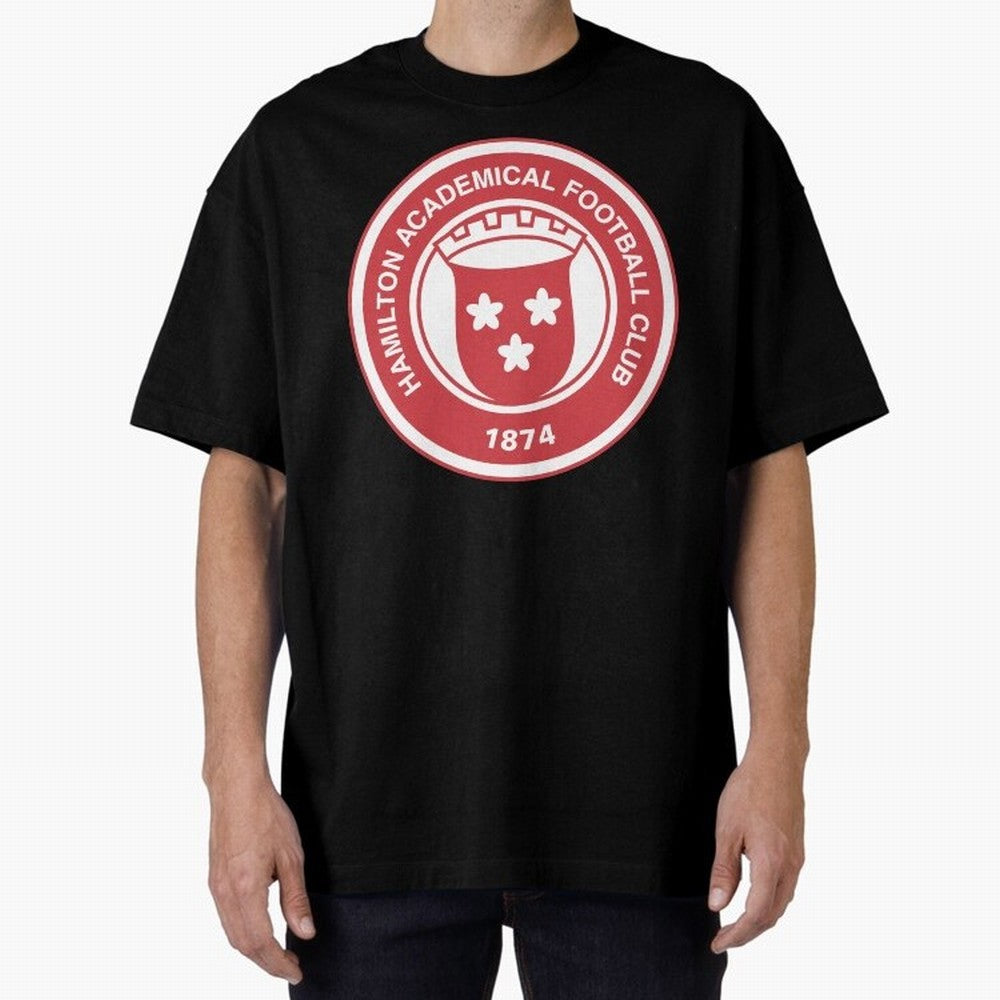 Hamilton Accies Football Club Oversized T-Shirt Celebrate Fan Culture around FIFA World Cup 2026 Spirit, Made for Argentina, Messi, Goal Celebration Energy, Supporter Heritage, Football Icons and Worldwide Tournament Joy; Great for Watch Parties,
