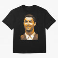 Ronaldo Oversized T-Shirt Cheer for Global Football Passion for FIFA World Cup 2026 USA Canada Mexico, Driven by Cristiano Ronaldo, Spain, Retro Football Energy, Iconic Rivalries, Trophy Chase Drama and Stadium Atmosphere; Created for Match Day