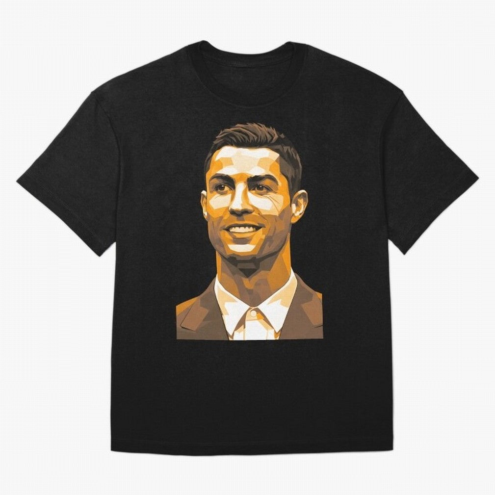 Ronaldo Oversized T-Shirt Cheer for Global Football Passion for FIFA World Cup 2026 USA Canada Mexico, Driven by Cristiano Ronaldo, Spain, Retro Football Energy, Iconic Rivalries, Trophy Chase Drama and Stadium Atmosphere; Created for Match Day