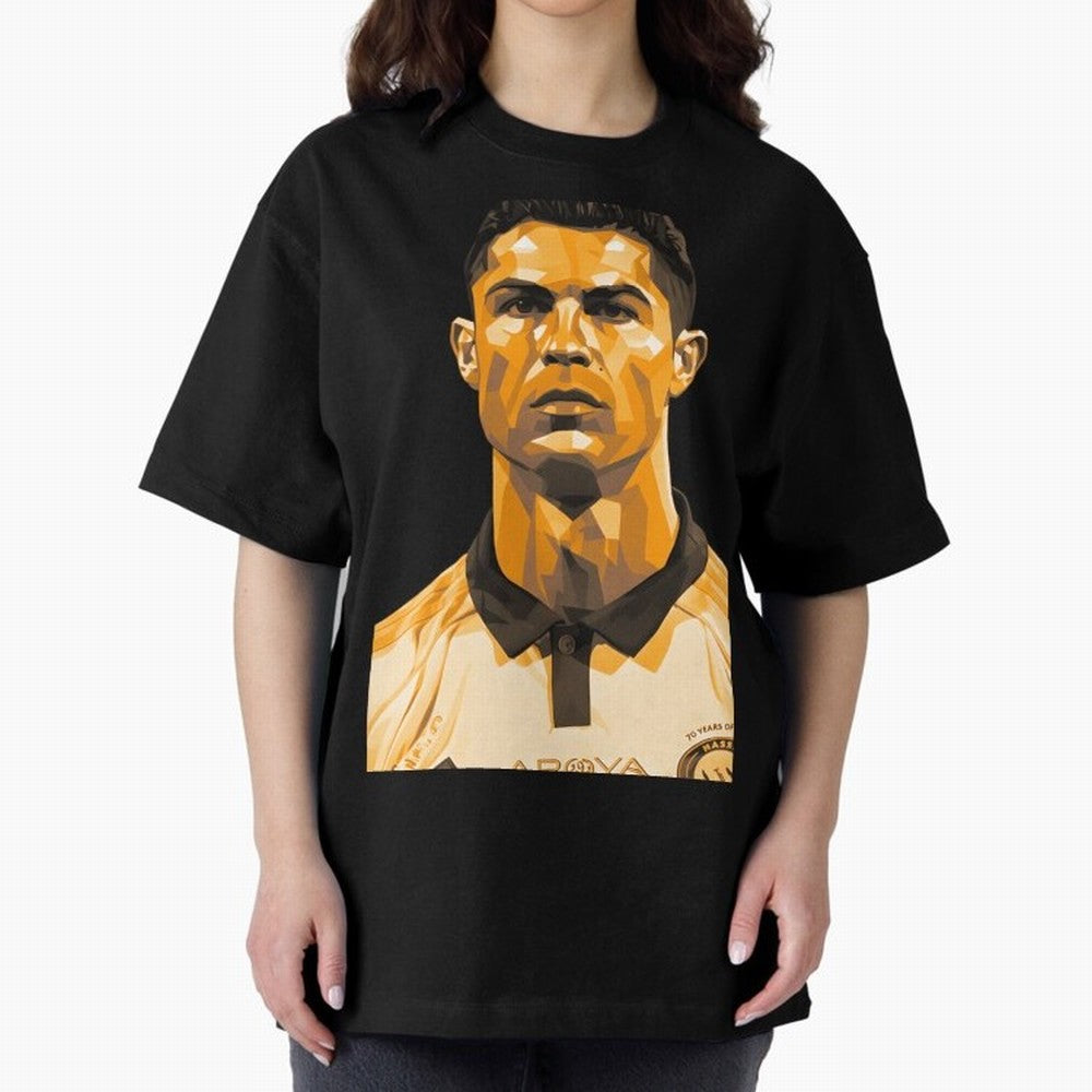 Ronaldo Oversized T-Shirt Stand with FIFA World Cup 2026 Group Stage Spirit, Capturing France, Mbappe and Neymar, Stadium Chants, National Pride, Trophy Dreams and Unforgettable Football Memories; Perfect for Supporters Who Want Bold Football