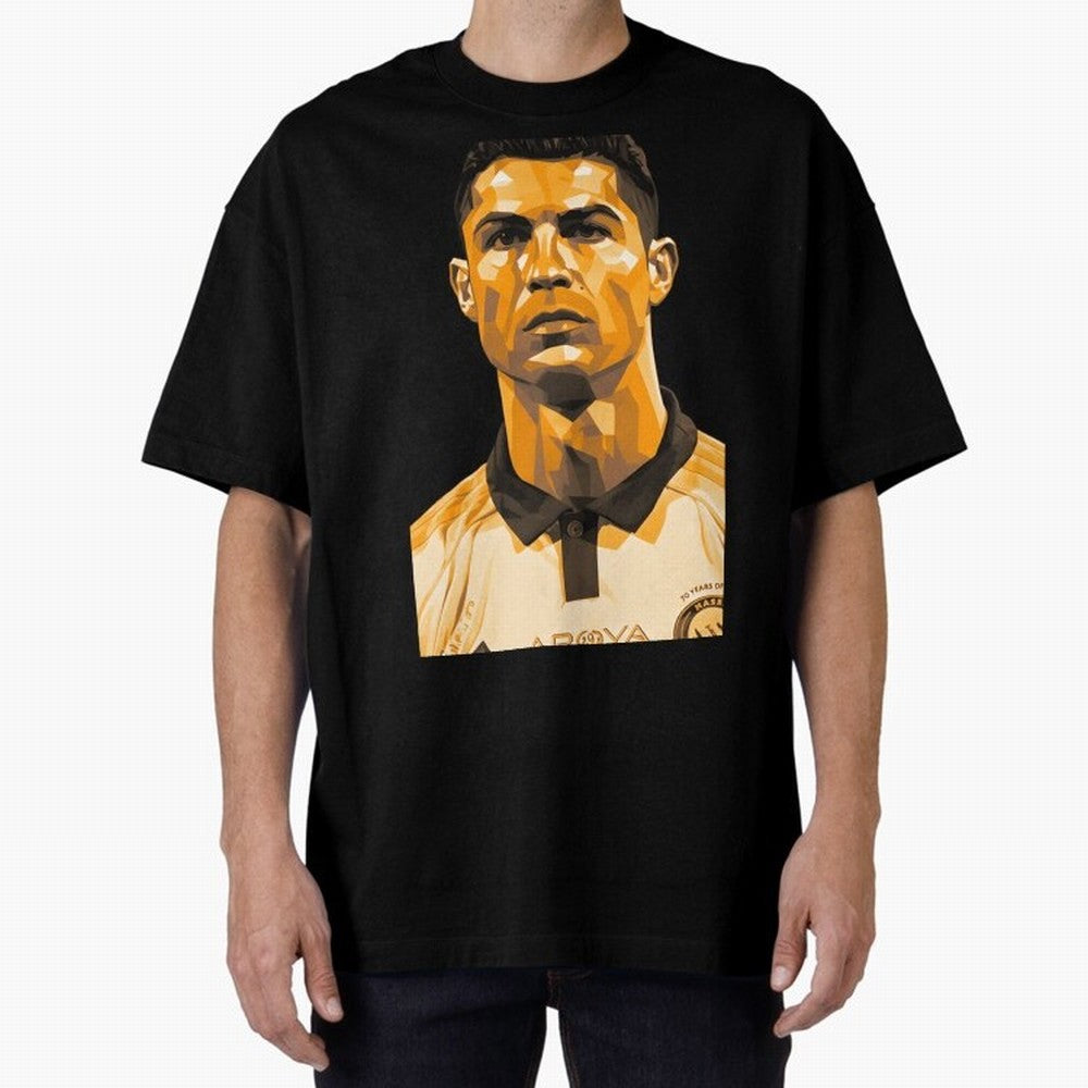 Ronaldo Oversized T-Shirt Stand with FIFA World Cup 2026 Group Stage Spirit, Capturing France, Mbappe and Neymar, Stadium Chants, National Pride, Trophy Dreams and Unforgettable Football Memories; Perfect for Supporters Who Want Bold Football