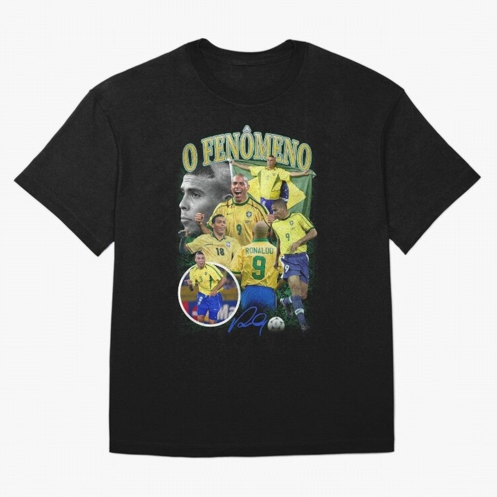 O Fenomeno Ronaldo Oversized T-Shirt Carry FIFA World Cup 2026 USA Canada Mexico Made for Messi, Neymar and Mbappe, Argentina Energy, Football History, Final Match Energy, Crowd Noise and Once in a Lifetime Moments; Perfect for Supporters Who Want