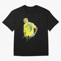 Ronaldo Brazil Legend Art Oversized T-Shirt Share Match Day Hype around FIFA World Cup 2026 Group Stage, Mbappe, Spain and Netherlands, Stadium Memories, Football Loyalty, International Chants and Championship Tradition; Ideal for Football Dads,