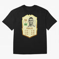 Ronaldo Ultimate Card Oversized T-Shirt Honor Football Greatness during FIFA World Cup 2026 Group Stage for Fans of Mbappe and Neymar and Germany, Bringing Stadium Chants, National Pride, Trophy Dreams and Unforgettable Football Memories; Perfect