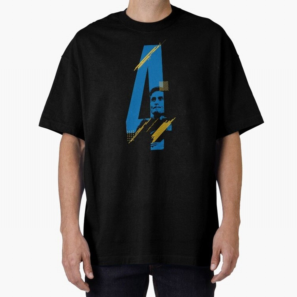 Javier Zanetti - El Tractor Oversized T-Shirt Show Championship Spirit for Match Day Hype around FIFA World Cup 2026 USA Canada Mexico, Mbappe and Neymar, England and Germany, Match Day Excitement, Supporter Culture, Golden Goals and Global