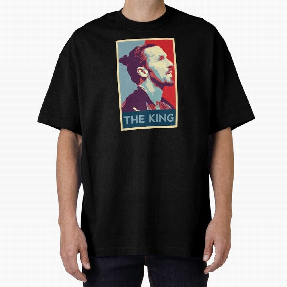 Ibrahimovic Hope Poster Oversized T-Shirt Embrace FIFA World Cup 2026 Group Stage Spirit, Filled with England, Cristiano Ronaldo, Football History, Final Match Energy, Crowd Noise and Once in a Lifetime Moments; Built for Supporters Chasing Trophy