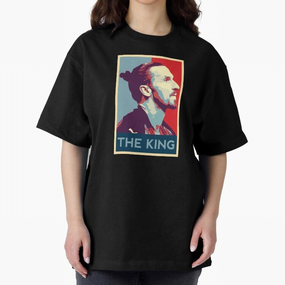 Ibrahimovic Hope Poster Oversized T-Shirt Embrace FIFA World Cup 2026 Group Stage Spirit, Filled with England, Cristiano Ronaldo, Football History, Final Match Energy, Crowd Noise and Once in a Lifetime Moments; Built for Supporters Chasing Trophy