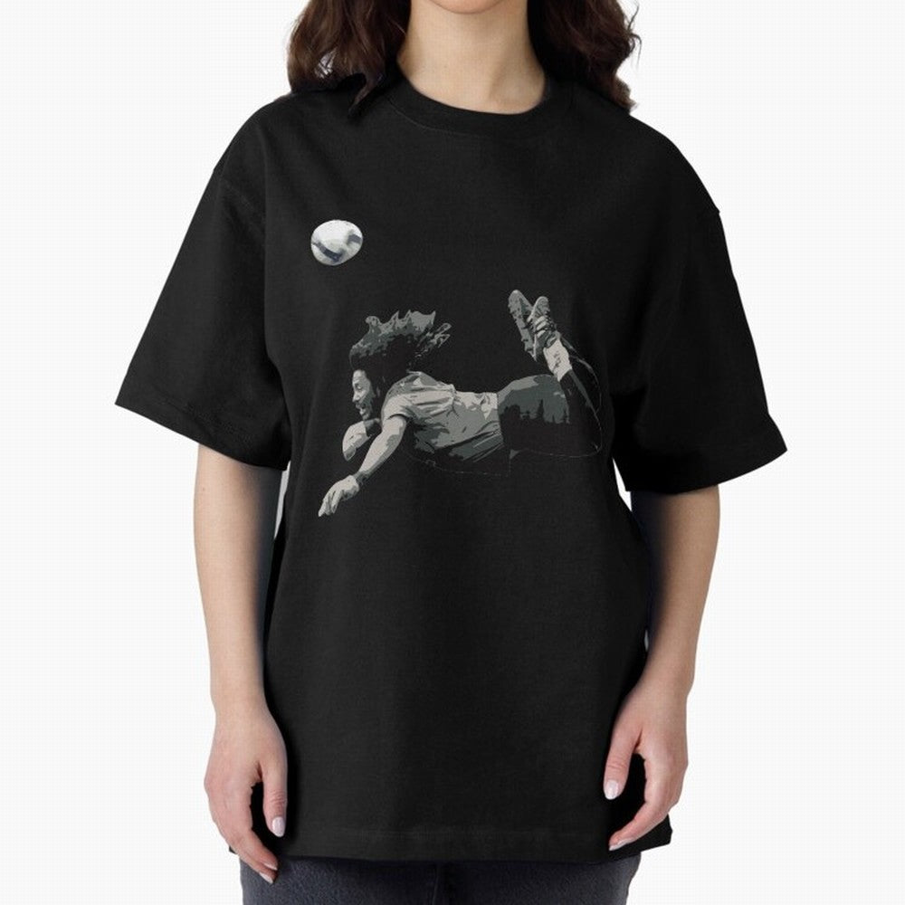 Rene Higuitas Scorpion kick35 Oversized T-Shirt Celebrate Fan Culture around Match Day Hype around FIFA World Cup 2026 USA Canada Mexico, Cristiano Ronaldo, England, France and Netherlands, Champion Mindset, Group Stage Buzz, Knockout Tension and