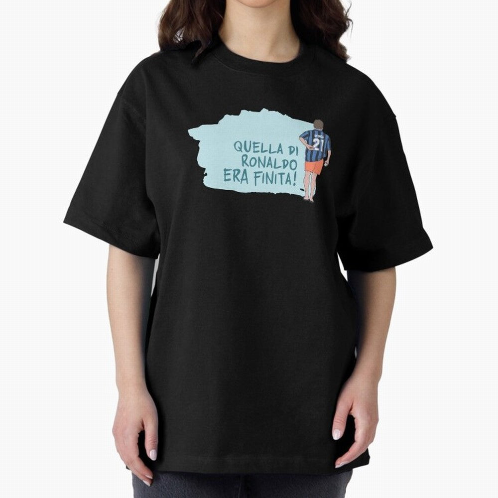 Sforza, quella di Ronaldo era finita! - AGG Oversized T-Shirt Embrace FIFA World Cup 2026 Group Stage Capturing Haaland and Mbappe, Netherlands Energy, Football History, Final Match Energy, Crowd Noise and Once in a Lifetime Moments; Perfect for