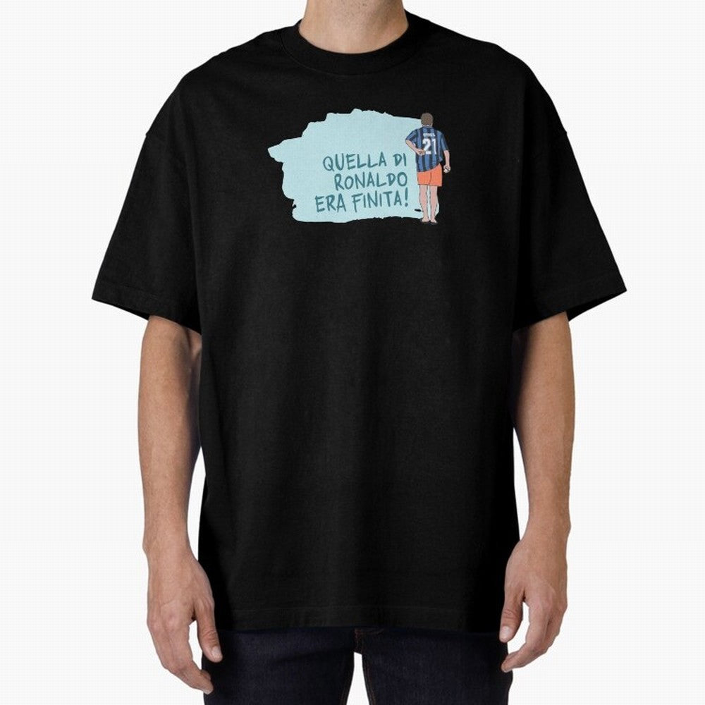 Sforza, quella di Ronaldo era finita! - AGG Oversized T-Shirt Embrace FIFA World Cup 2026 Group Stage Capturing Haaland and Mbappe, Netherlands Energy, Football History, Final Match Energy, Crowd Noise and Once in a Lifetime Moments; Perfect for